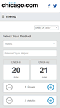 Mobile Screenshot of hotels.chicago.com